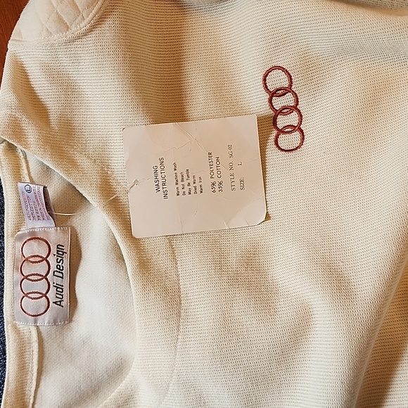 Vintage Sweater from Audi Design White/Cream size L - Picture 6 of 6